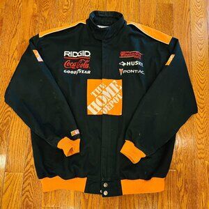 Vintage Chase Authentics Home Depot Nascar Jacket Men;s Size XL